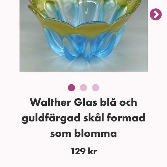 Vintage lotus flower bowl - Picture 8 of 9